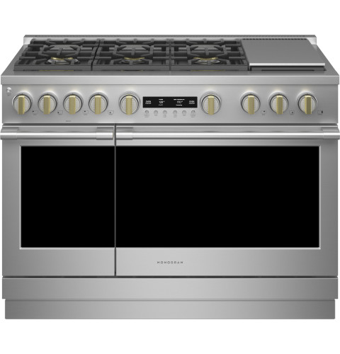 48" Monogram Gas Pro Range with 6 burners in Stainless steel