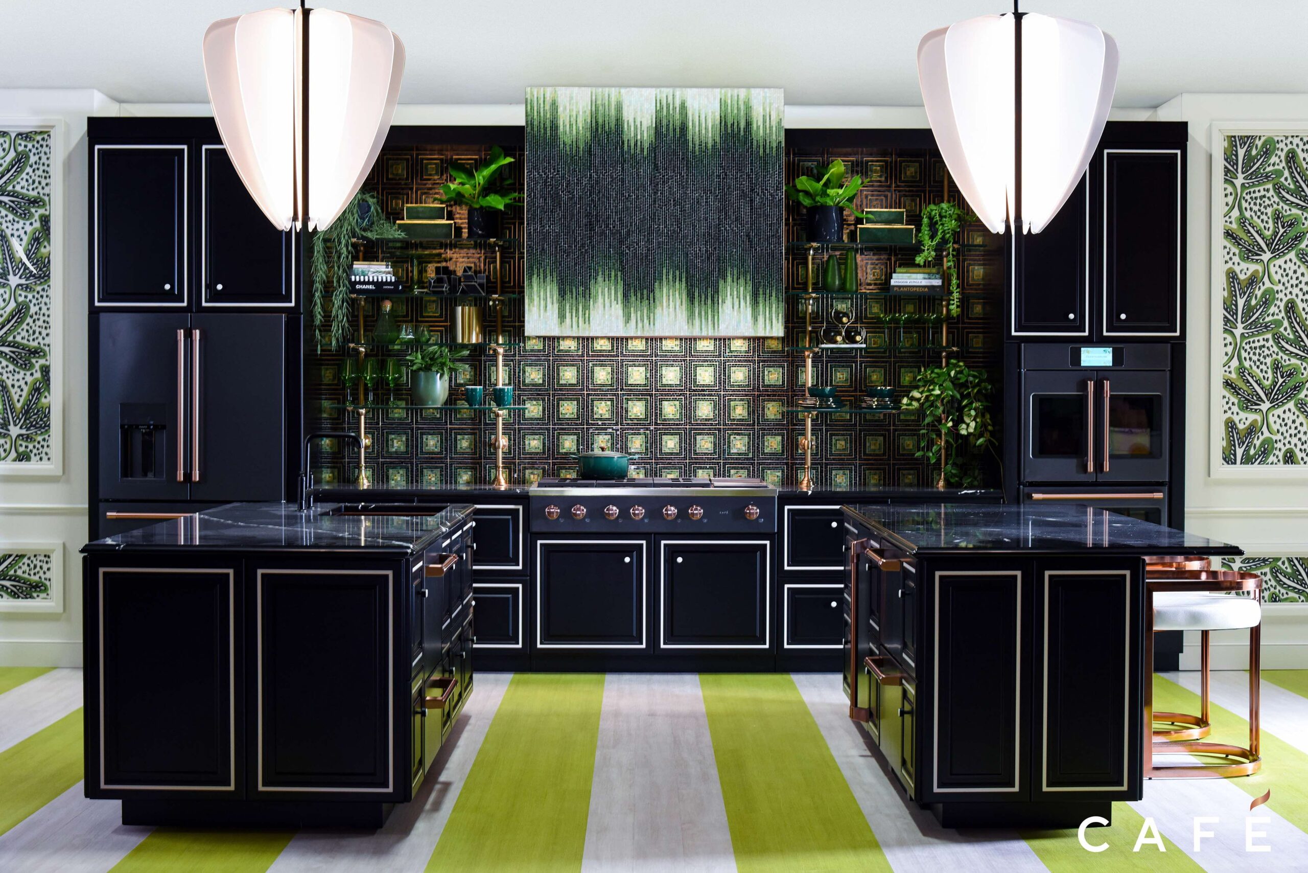 Cafe Appliances Bold Ambition Kitchen in Green