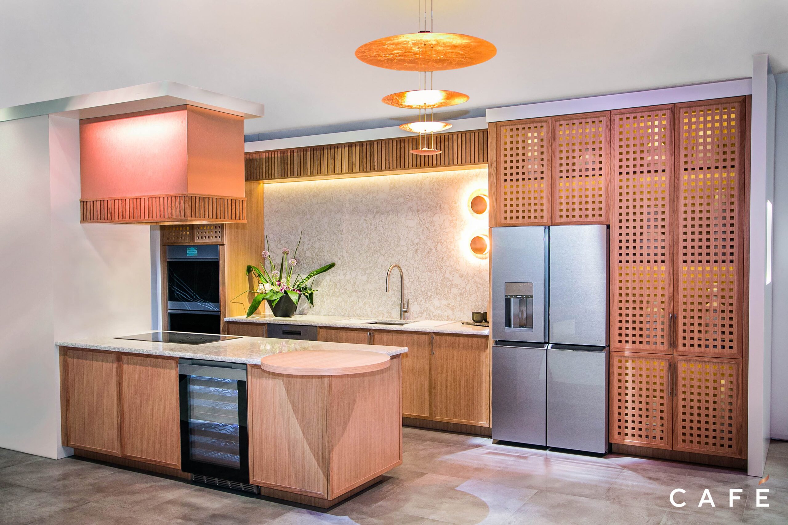 Cafe Zen Retreat Kitchen with wood tones