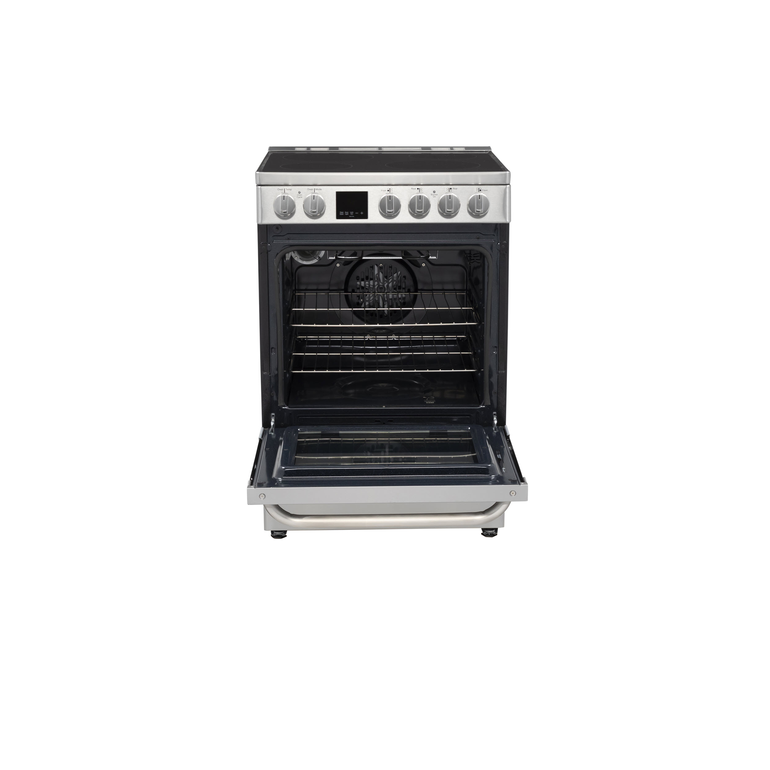 24" Smart Slide-In Electric Range with Convection QAS740RMSS