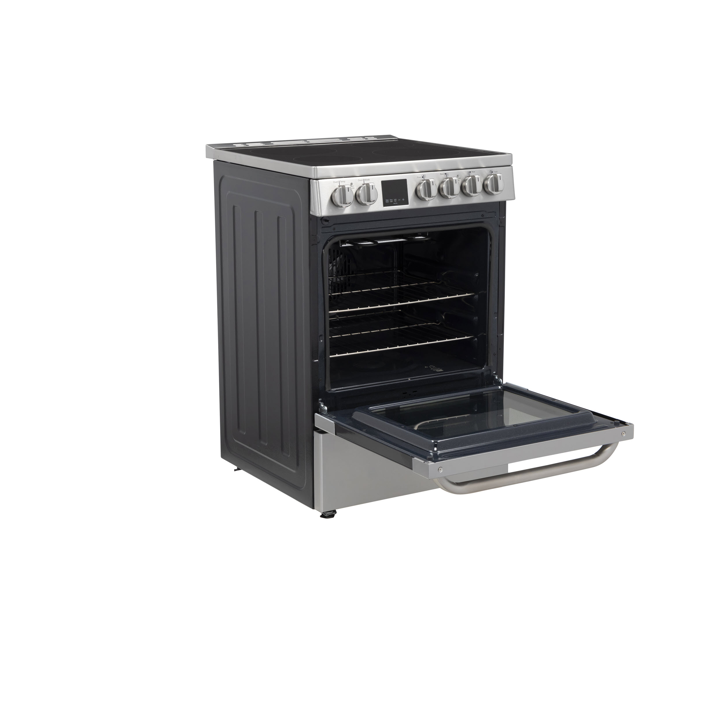 24" Smart Slide-In Electric Range with Convection QAS740RMSS