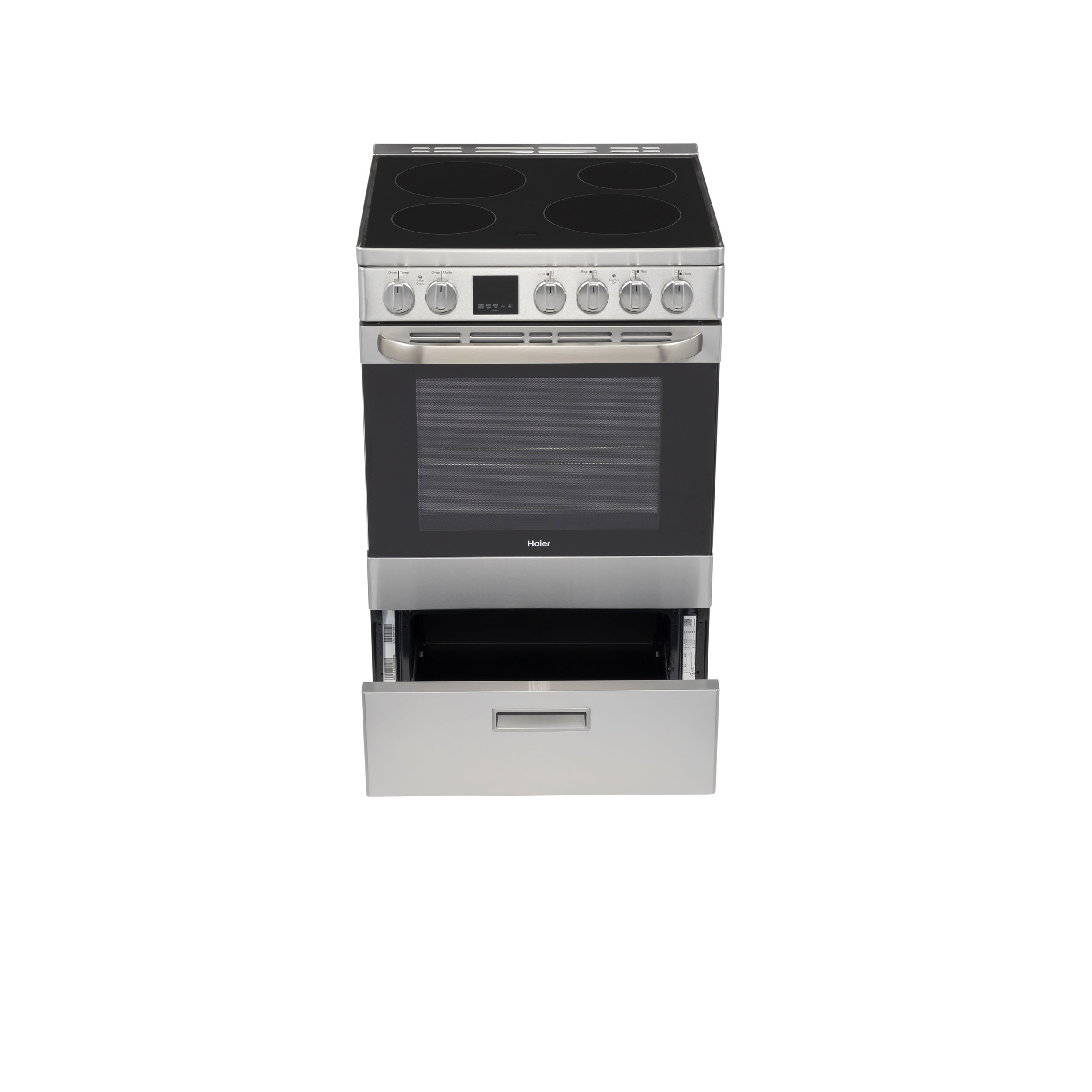 24" Smart Slide-In Electric Range with Convection QAS740RMSS